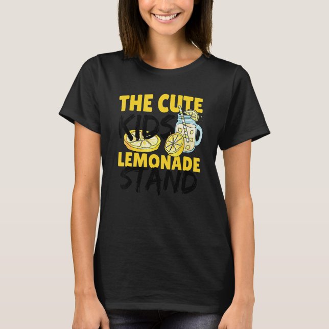 Camiseta A Limonada De Crianças Cutes Para A Limonada Bo (Frente)