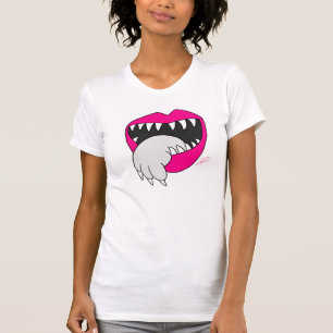 Camiseta A língua obteve seu gato por Jesse Lebon