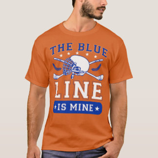 Camiseta A Linha Azul é o presente de esportes de vintagem.
