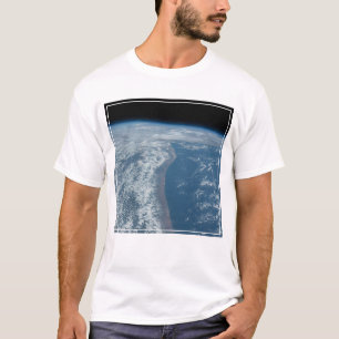 Camiseta A Linha Costeira Do Oceano Índico Do Quénia E Da S