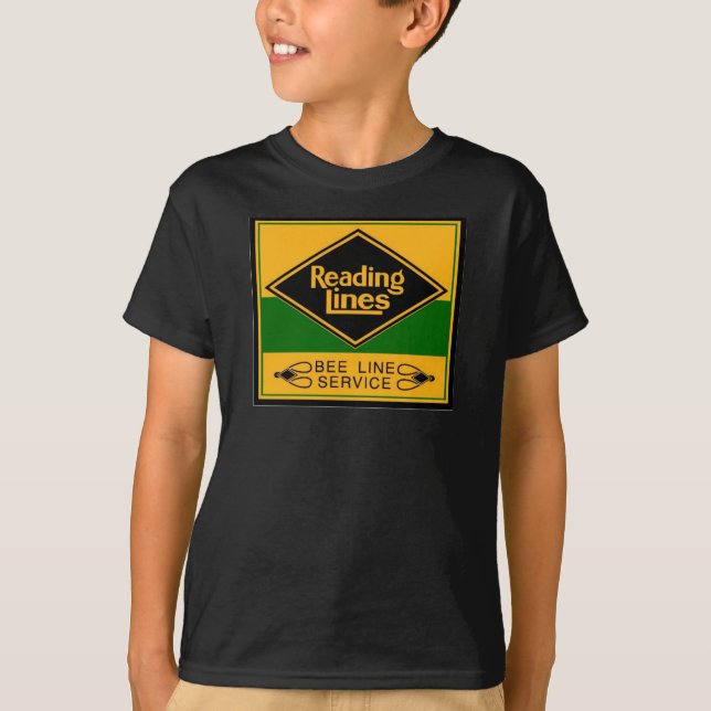 Camiseta A linha serviço da abelha da estrada de ferro da (Frente)