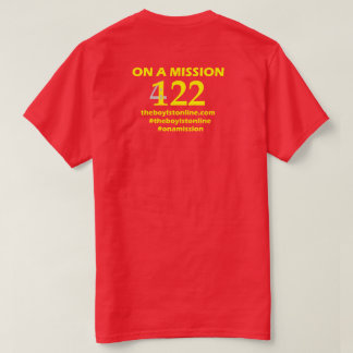 Camiseta A linha t-shirt dos homens/rotulação amarela de