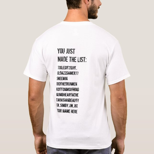 Camiseta A Lista (Verso)