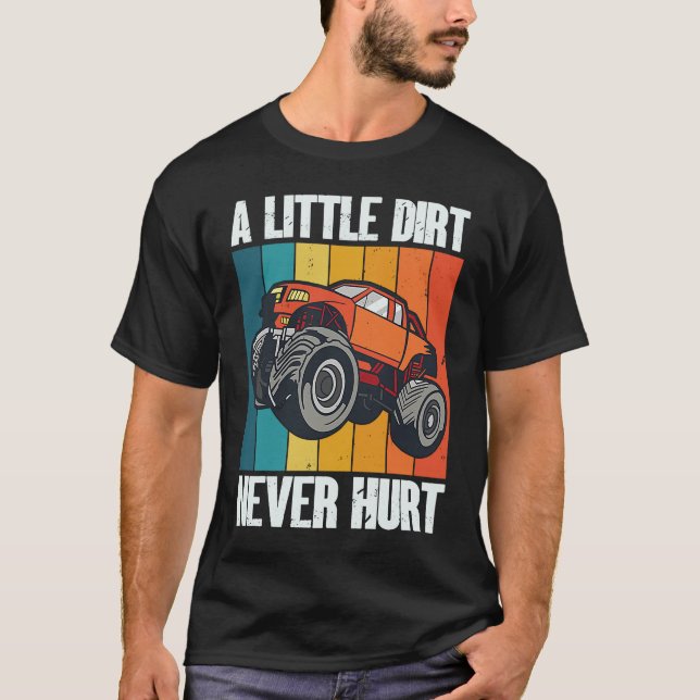 Camiseta A Little Dirt Never Hurt 4x4 Offroad Cool Four Whe (Frente)