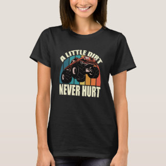 Camiseta A Little Dirt Never Hurt 4x4 Offroad Cool Four Whe