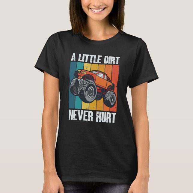 Camiseta A Little Dirt Never Hurt 4x4 Offroad Cool Four Whe (Frente)