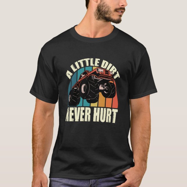 Camiseta A Little Dirt Never Hurt 4x4 Offroad Cool Four Whe (Frente)