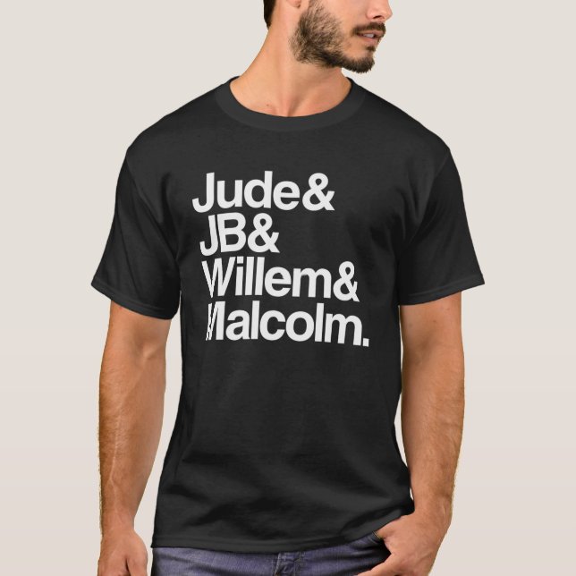 Camiseta A LITTLE LIFE book JB  Jude  Willem  Malcolm202 (Frente)