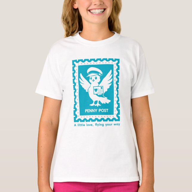 Camiseta A Little Love Flying Your Way Penny Post T-Shirt (Frente)