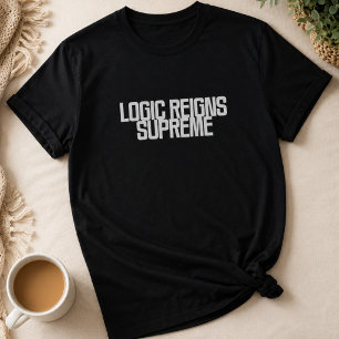 Camiseta A Lógica Reina Suprema Design Pensador Analítico