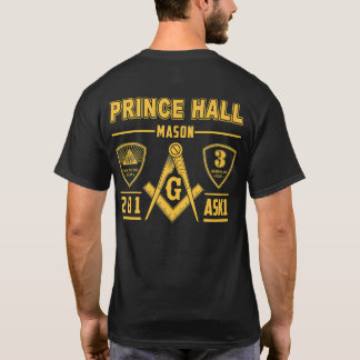 Camiseta A loja maçônica Freemason PRINCE HALL Natal