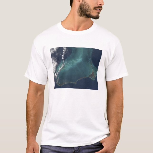 Camiseta A longa e estreita Ilha Eleuthra das Bahamas (Frente)