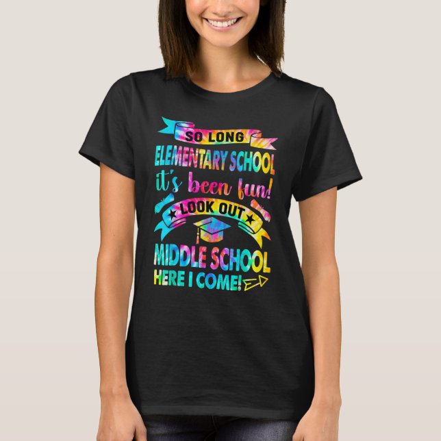 Camiseta A Longa Escola Secundária Cuida Da Escola Secundár (Frente)