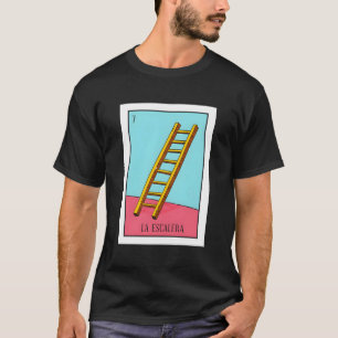 Camiseta A Loteria La Escalera Oferece A Carteira Mexicana