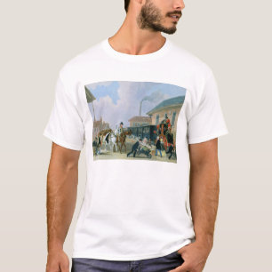 Camiseta A Louth-Londres Royal Mail que viaja pelo trem
