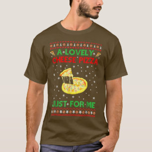 Camiseta A Lovely Cheese Pizza Alone Funny Kevin Christmas
