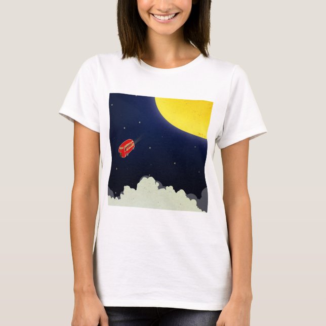 Camiseta À lua (Frente)