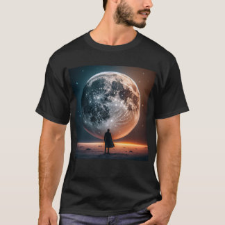 Camiseta A Lua Cheia Saúda O Viajante Solitário