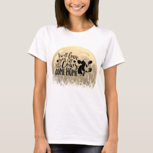 Camiseta A Lua Cheia Te Ama Até As Vacas Chegarem Em Casa