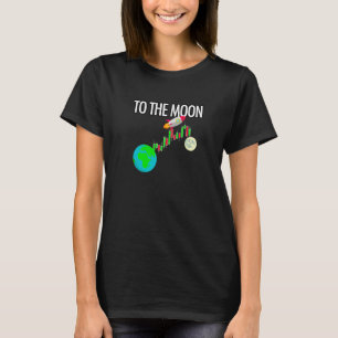 Camiseta À Lua Crypto Forex Stock Market Trader Trade