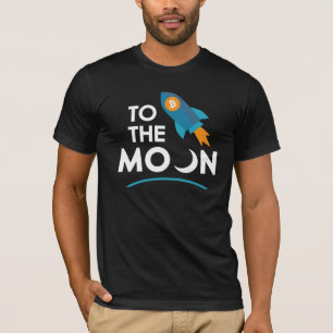 Camiseta À lua Cryptocurrency