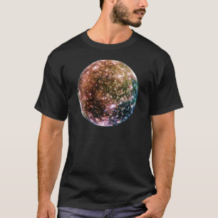 CAMISETA A LUA DE JUPITER DO PLANETA: CALLISTO