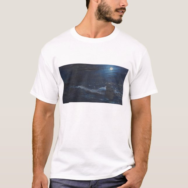 Camiseta A lua do conto dizer (Frente)