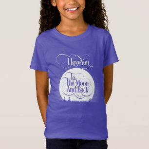 Camiseta À lua e à parte traseira