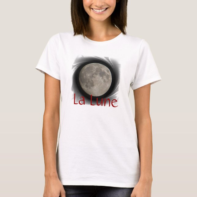 Camiseta A lua, la luna, la alpargata lune, the, moon (Frente)