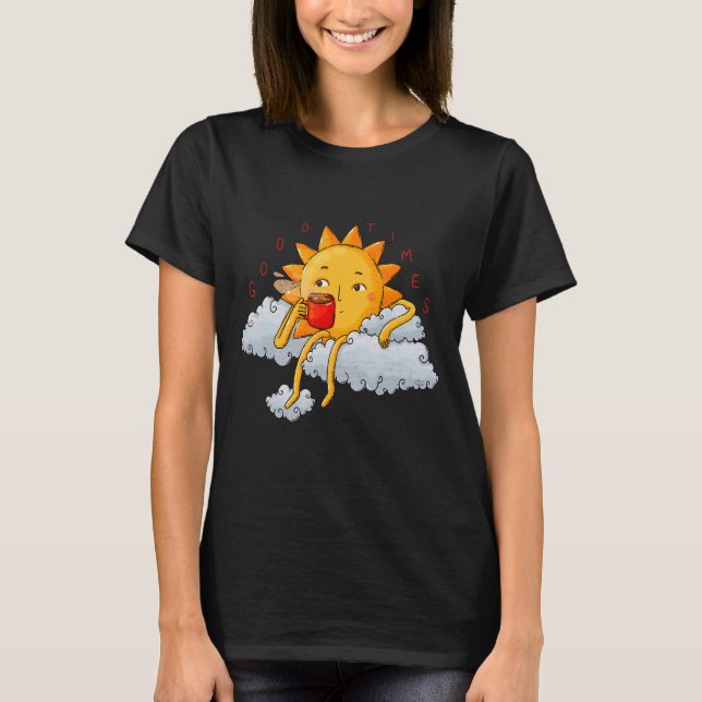 Camiseta A Lua Solar dos Homens de Montanha 21 (Frente)