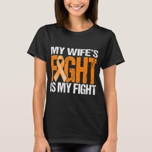 Camiseta A Luta da Minha Esposa é a Minha Luta Contra a Leu
