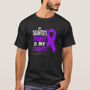 Camiseta A Luta da Minha Filha É A Minha Luta Contra A Epil