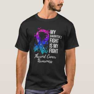 Camiseta A Luta da Minha Filha É A Minha Luta Contra O Can