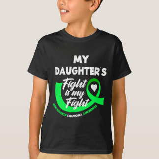 Camiseta A Luta Da Minha Filha É Minha Luta Linfoma Não-Hod