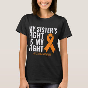 Camiseta A Luta da Minha Irmã é a Sensibilização para a Lut