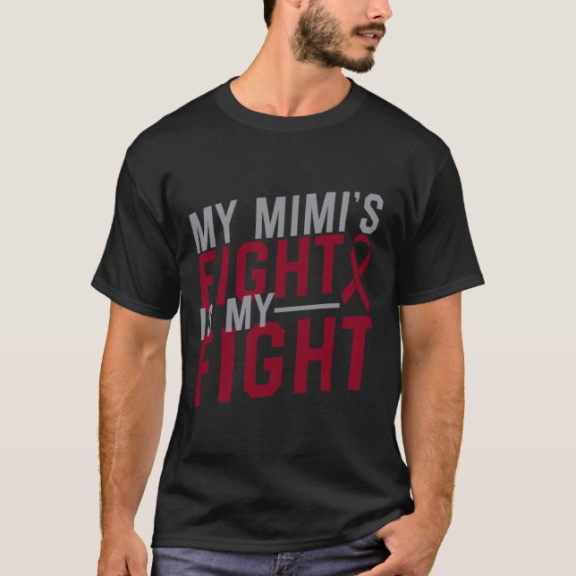 Camiseta A Luta da Minha Mimi é a Minha Luta Contra a Anemi (Frente)
