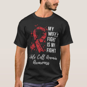 Camiseta A luta da minha mulher é a minha luta contra a ane
