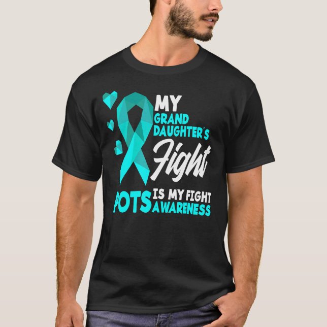 Camiseta A Luta da minha neta é a Síndrome dos Potes de Lut (Frente)