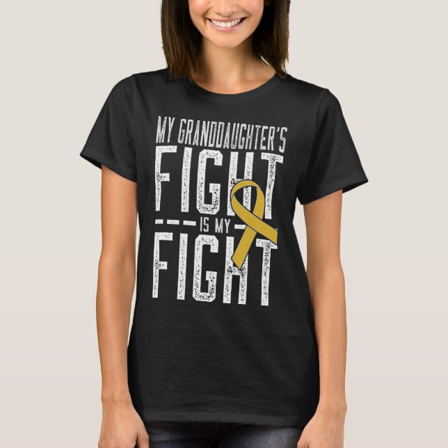 Camiseta A Luta da minha neta é que a minha infância pode (Frente)
