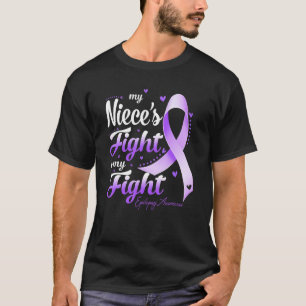 Camiseta A Luta da Minha sobrinha é a Minha Luta Contra A E