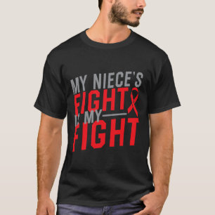 Camiseta A Luta da Minha sobrinha é a Minha Luta Contra os