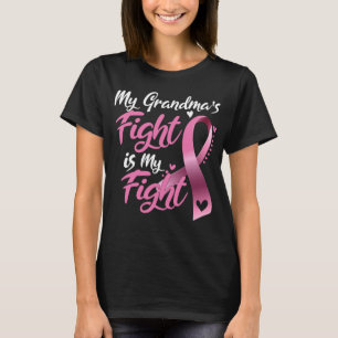 Camiseta A Luta da minha vovó é o meu Cancer de luto