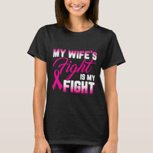 Camiseta A luta da mulher é o meu Cancer de luta