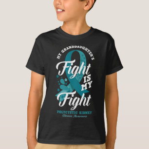 Camiseta A Luta da neta é a minha Combatente Sensibilização