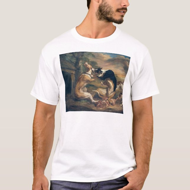 Camiseta A luta de cão, 1678 (Frente)