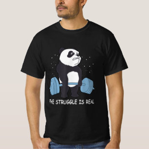Camiseta A Luta De Panda É Um Giro Engraçado.