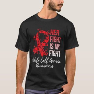 Camiseta A Luta Dela É A Minha Luta Contra A Anemia Célula