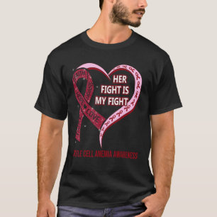 Camiseta A Luta Dela É A Minha Luta Contra A Anemia Célula