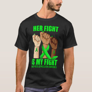 Camiseta A Luta Dela É A Minha Luta Contra A Depressão Infa
