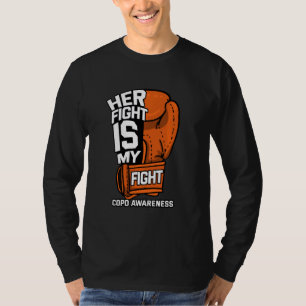 Camiseta A Luta Dela É A Minha Luta Contra A Doença Pulmona